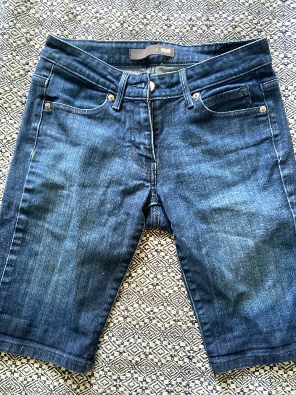 Levi's Dark Blue Denim Jean Shorts